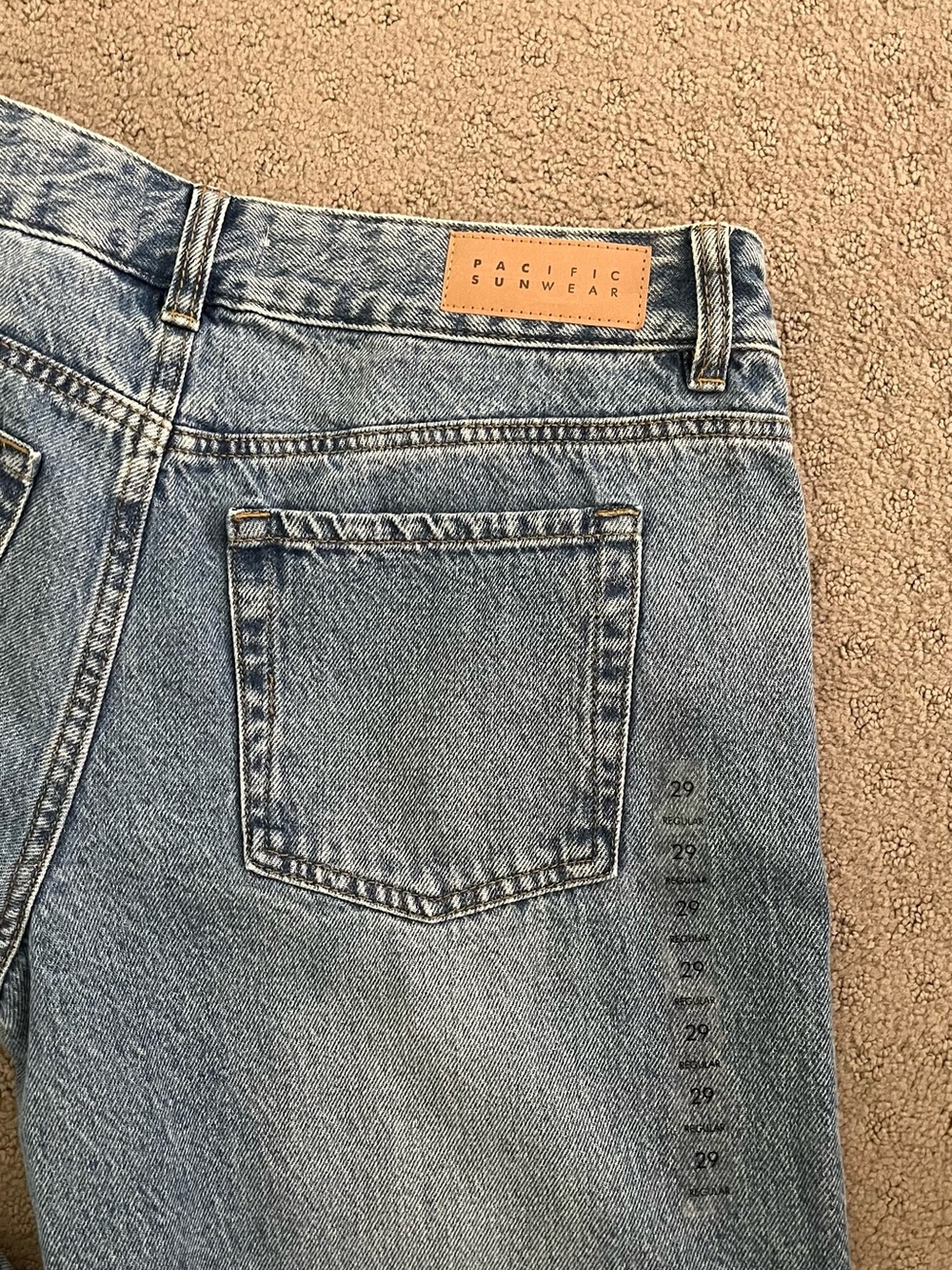NWOT Pacific Sunwear Casey Low Rise Baggy Jeans 29R - Picture 4 of 6